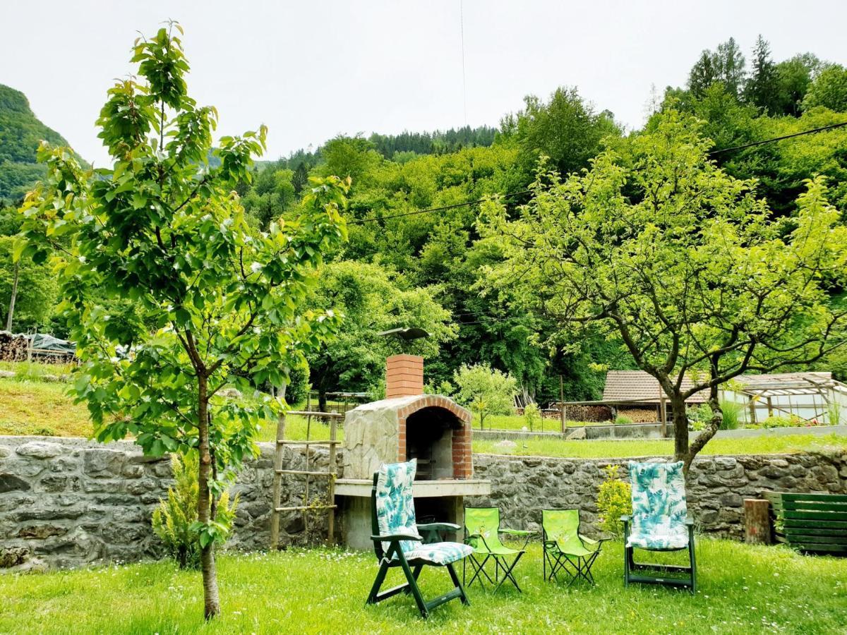 Apartment And Garden House Among The Mountains Podbrdo Экстерьер фото